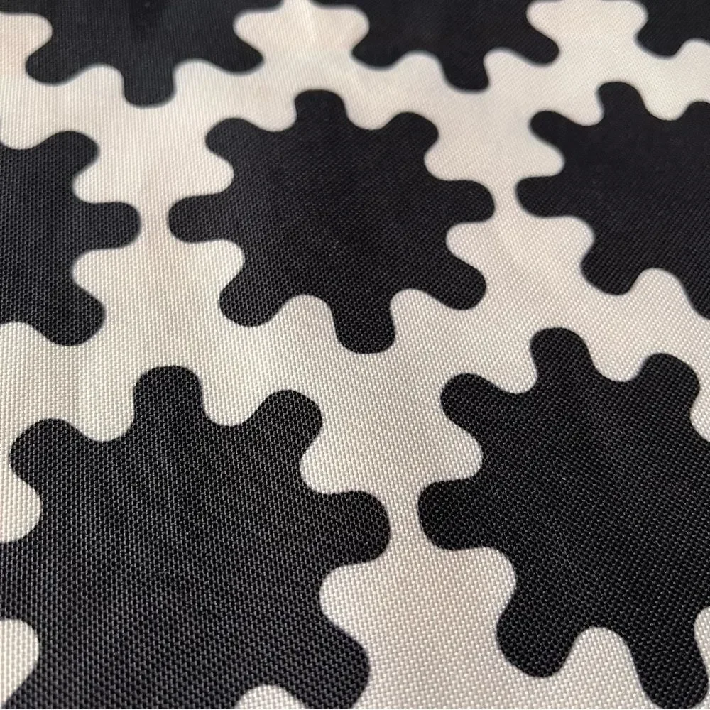 IKEA LURVIG Black and White Print Pet Cat Dog Bed Cover with Zipper Closure